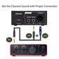2026 Upgraded RO03 Mic Preamp, -120db EIN Ultral Low Noise Booster, for Dynamic & Condenser & Ribbon Microphone & Instrument, XLR/TRS Line Out, Type C Powered,with Build in 48V