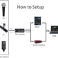 2026 Upgraded RO03 Mic Preamp, -120db EIN Ultral Low Noise Booster, for Dynamic & Condenser & Ribbon Microphone & Instrument, XLR/TRS Line Out, Type C Powered,with Build in 48V