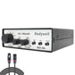 Rodyweil RO-04 Pro Mic Preamp 0~72db Adjustable Gain Boost with Hi-Z, 48V, HPF, Phase for Dynamic Condenser Ribbon Microphone, Guitar, Bass Recording and Podcasting