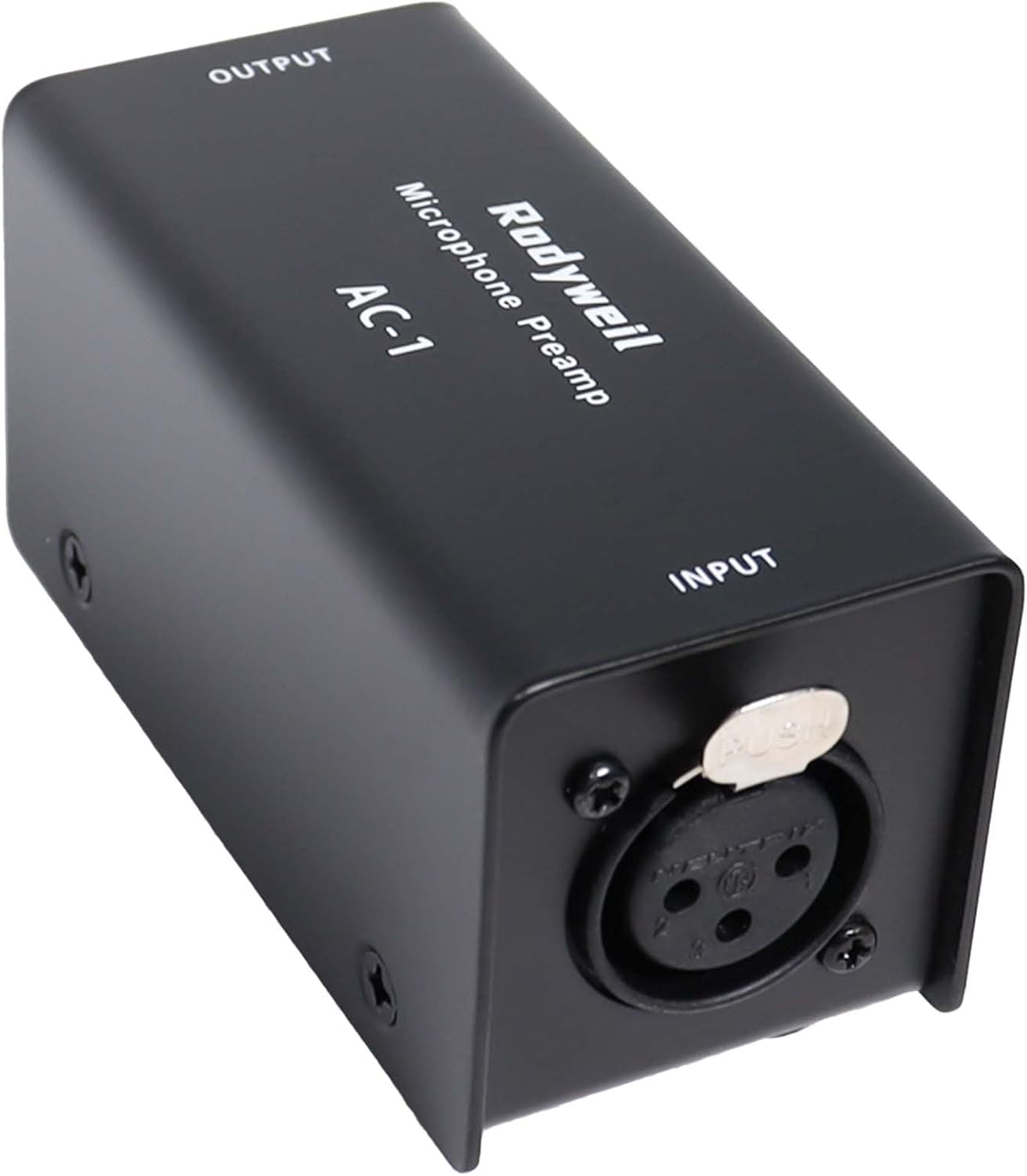 Rodyweil AC-1 Microphone in Line Preamp Gain Booster for Dynamic and Ribbon Mic